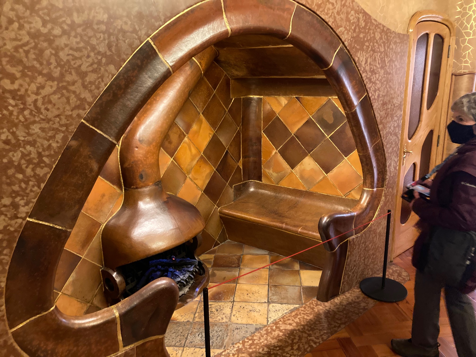 Fireplace at Casa Batlló