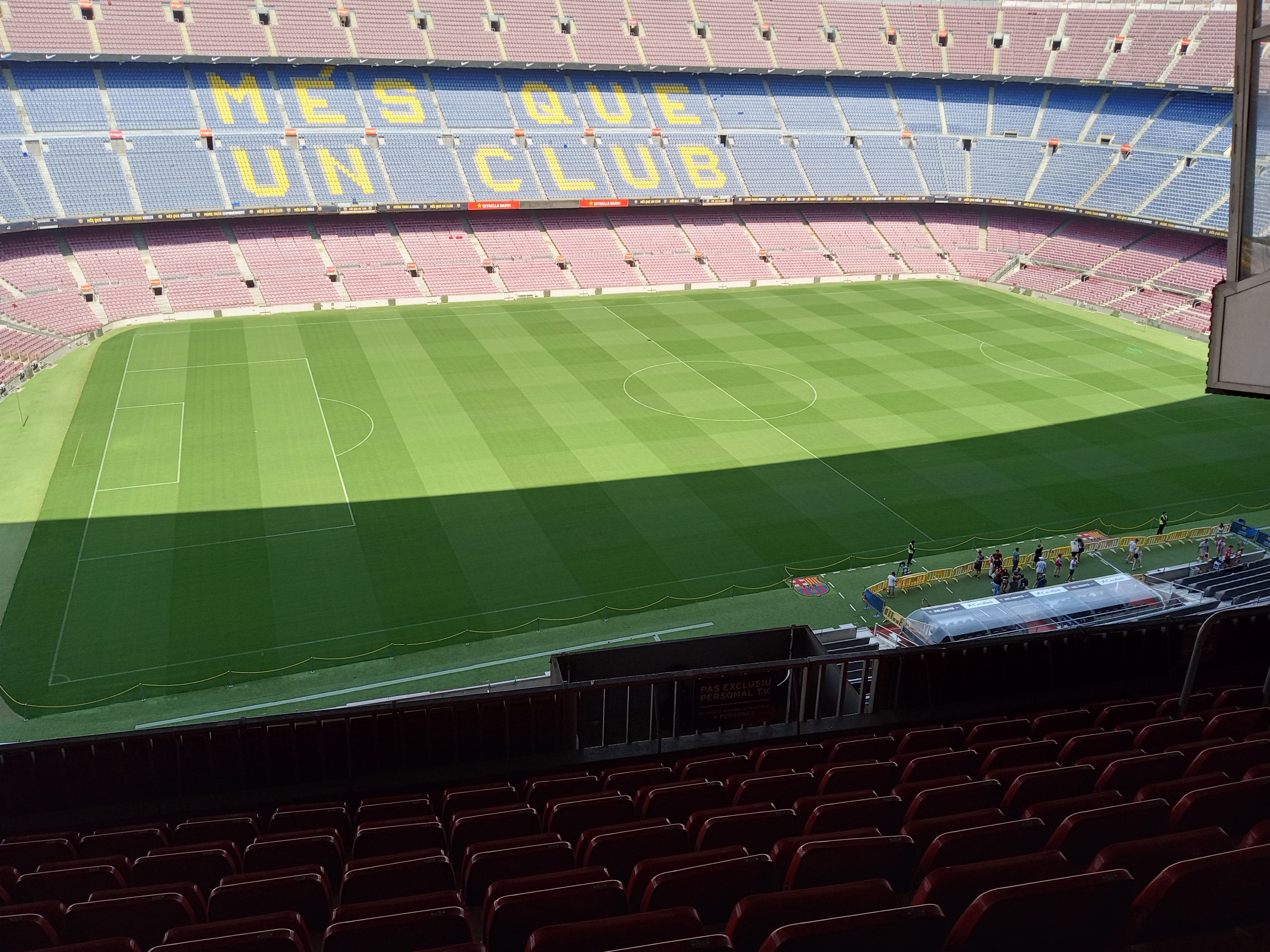 Camp Nou at nosebleed level 