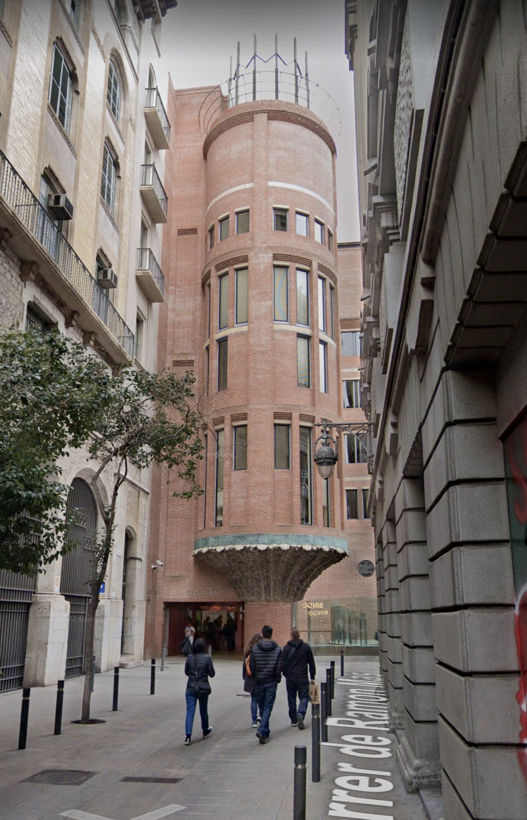 Tower at Palau de la Musica Catalana