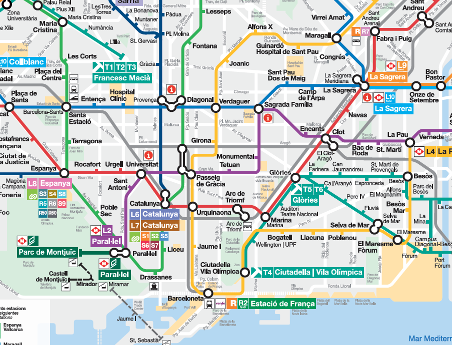 Metro and Bus Maps: — Barca22